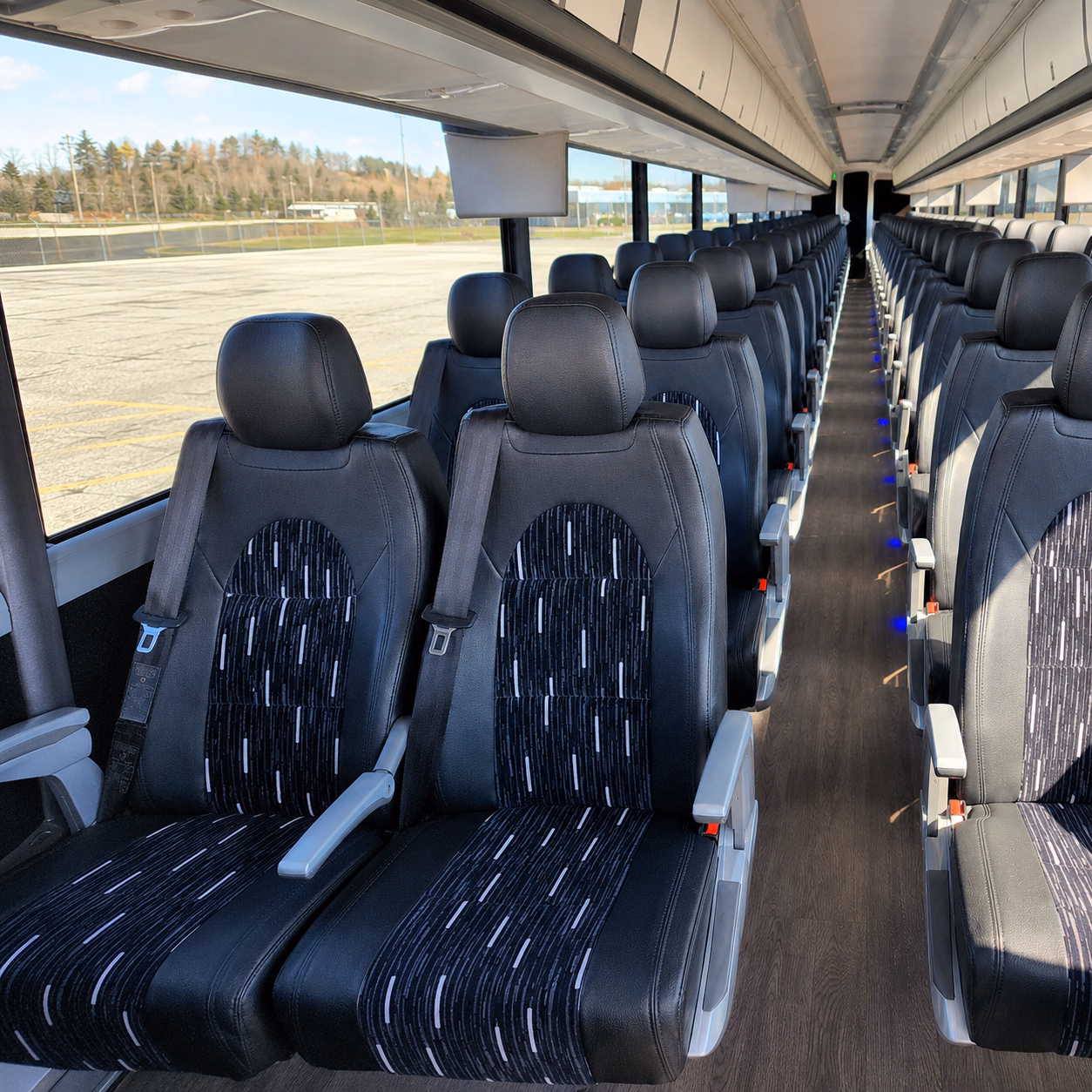 grand island charter bus interior gallery